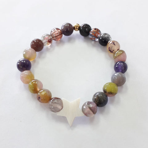 Shell Star Agate Stone Bracelet