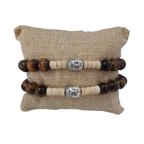 Andean Artisan Crafted 3 Bracelets of Brown Ceramic Beads - Soul of Huaylas  | NOVICA