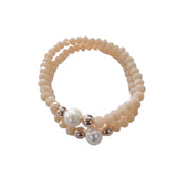 Fresh Water Pearls and Crystal Bracelets